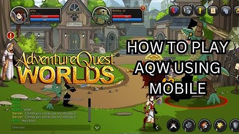 HOW TO PLAY AQW USING MOBILE