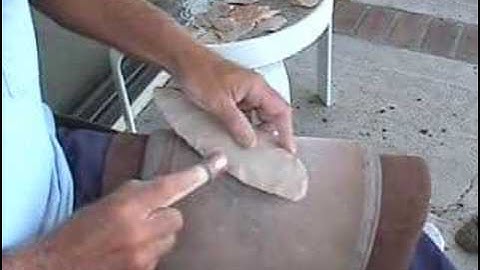 Flintknapping - Isolated Platforms, Part 3