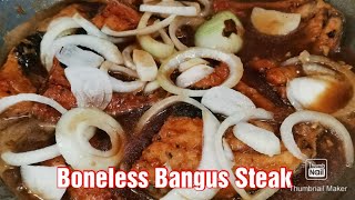 Fish Steak | Boneless Bangus Steak Recipe | Lutong Pinoy | Mhan's Kitchen Atbp