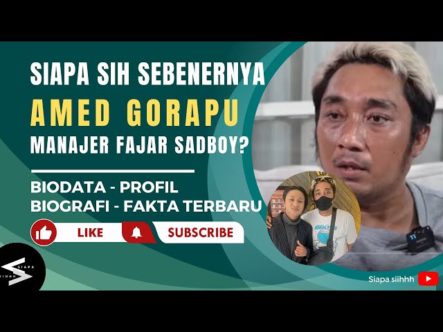 Siapa Sebenarnya Amed Gorapu | Asistant Talent Fajar SadBoy #amedgorapu #fajarsadboy class=