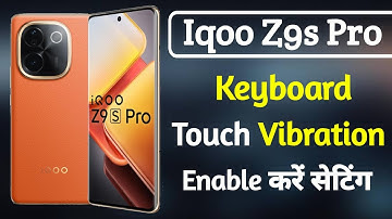 iqoo z9s pro turn on haptic vibration setting | haptic feedback setting enable on iqoo z9s pro