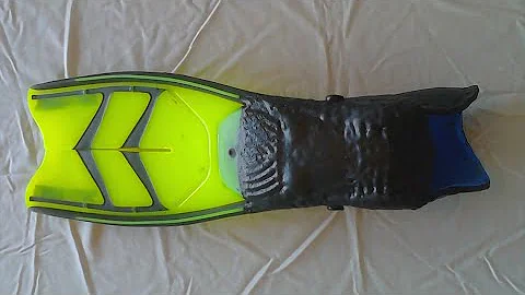 Couple finds success after making prosthetic fin, nine years after husband's injury