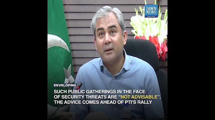 Punjab Govt Asks PTI To Take 'Extra Precautions' At Lahore Rally | Developing | Dawn News English