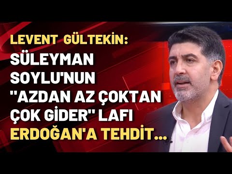 Levent Gültekin: Süleyman Soylu'nun \