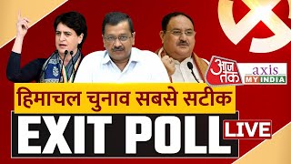 🔴Himachal EXIT POLL LIVE: Himachal Elections EXIT POLL 2022 | AajTak-AXIS My India EXIT POLL 2022