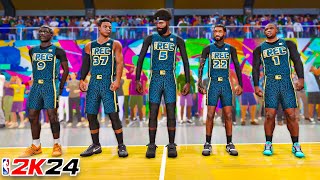 THE GREATEST REC TEAM IN NBA 2K24!(RAGE AND FUNNY MOMENTS)