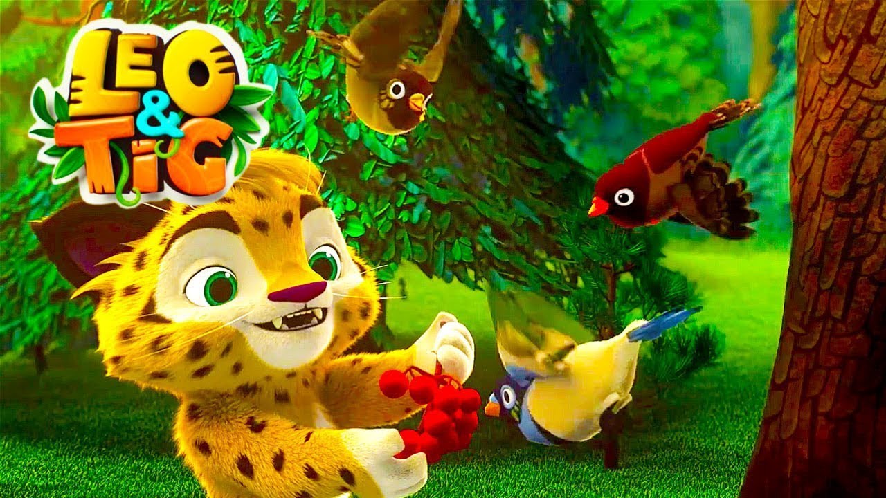 Leo e Tig ⭐ Fora, passarinhos! ⭐ Desenhos Animados Engraçados Para Crianças