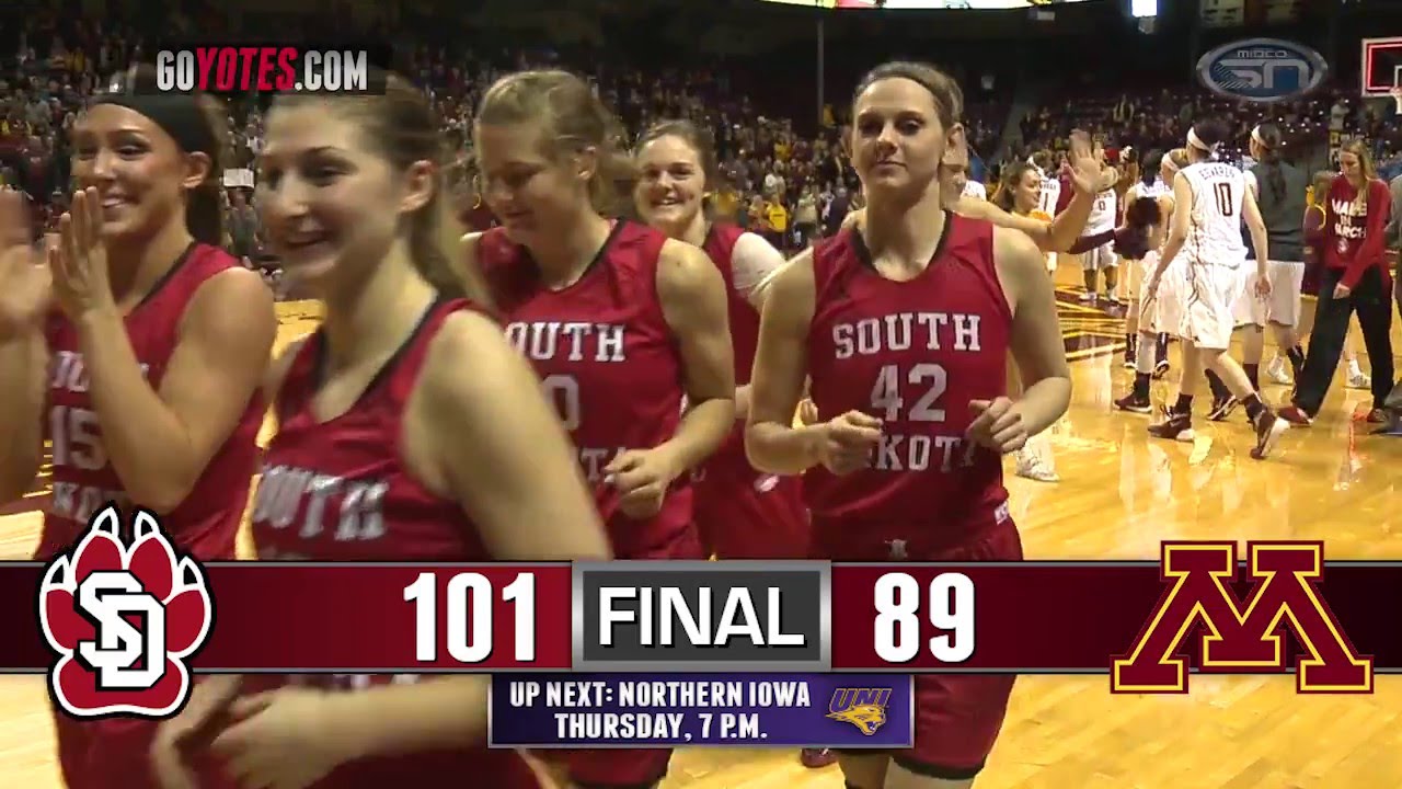 coyotes don edwards WBB Highlights: South Dakota 101, Minnesota 89