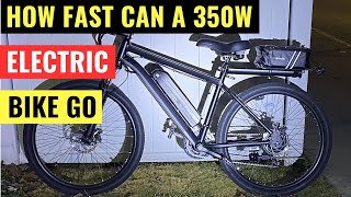 How Fast Can A 350W Electric Bike Go?