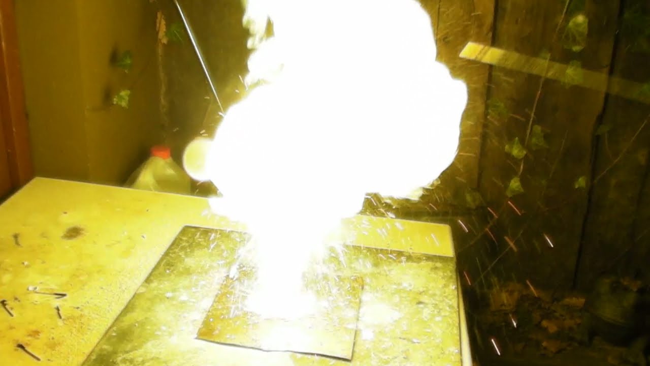 Reaktion zwischen Zink und Schwefel