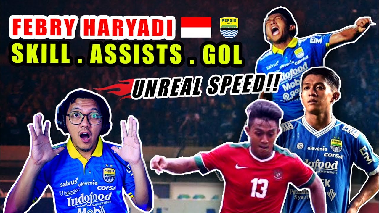 🇲🇾 🇮🇩 REACTION | FEBRI HARYADI | Persib Bandung | Unreal Speed, Goals ...