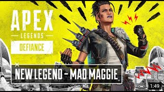 New legend mad Maggie trailer apex legend season 12