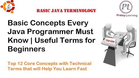 Basic Concepts Every Java Programmer Must Know | Useful Terms for Beginners