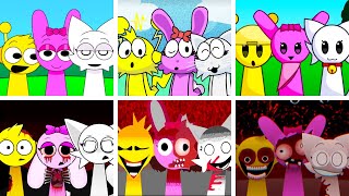 Incredibox Sprunki But Only Simon & Pinki & Wenda In All Different Mods