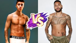 Justin Bieber VS Neymar Natural Transformation 🌟 2024 | From 0 To Now