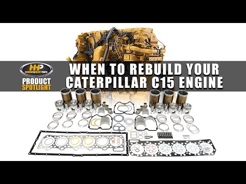 Vidéo: Quel est le poids d'un moteur c15 CAT ?