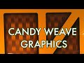 Candied Checkered-Weave Graphics