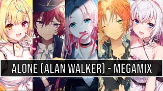 [Switching Vocals] - Alone Megamix | Alan Walker (AnDyWuMUSICLAND) •Nightcore•