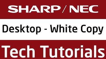 Sharp-NEC Tech Tutorials - Desktop Monitor - White Copy
