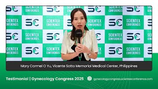 Testimonial by Mary Carmel O Yu  | Gynecology Congress 2025