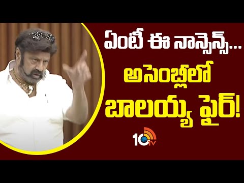 Balakrishna Mass Warning | ఏంటి ఈ నాన్సెన్స్... అసెంబ్లీలో బాలయ్య ఫైర్! | AP Assembly | 10TV News - 10TVNEWSTELUGU