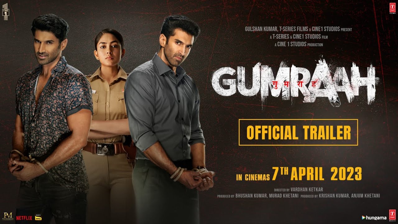 Gumraah (Official Trailer) Aditya Roy Kapur, Mrunal Thakur | Vardhan Ketkar | Murad K, Bhushan Kumar - YouTube