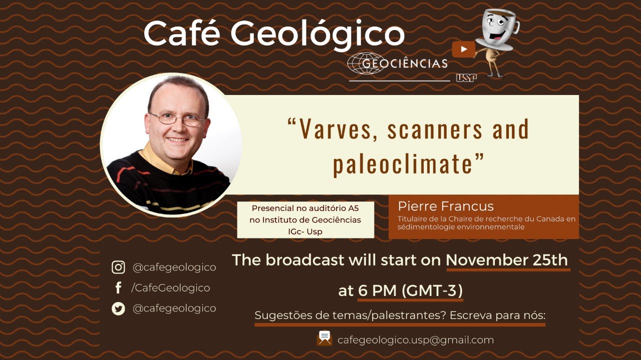 #cafegeologico - “Varves, scanners and paleoclimate”