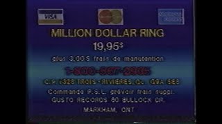 Million Dollar Ring (Publicité Québec)