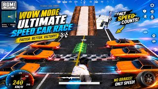BGMI WOW Mode Ultimate Speed Car Race 🔥😱 screenshot 3
