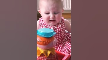 Thumbnail of Cutest Baby Crying Moments #9 - Funny Cute Baby Girl, Crying baby try not to laugh #Shorts Status