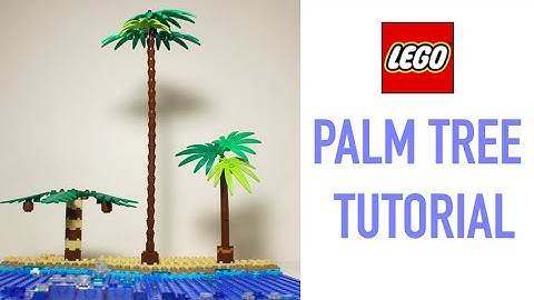 How To Build  3 LEGO Palm Trees - Tutorial | SRI Bricks