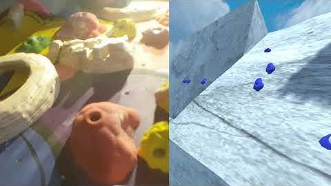 I built my climbing wall in VR on Quest 2 in Unity