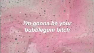 bubblegum bitch // marina and the diamonds lyrics