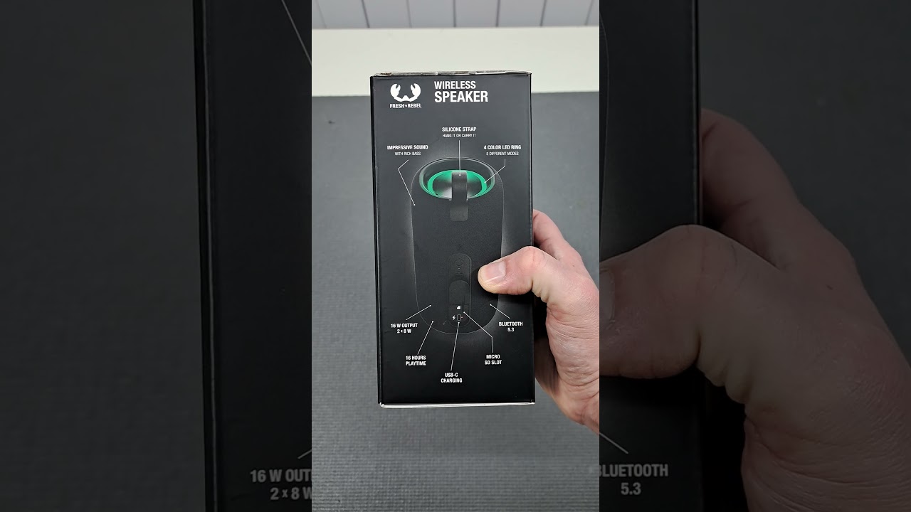 Fresh 'n Rebel RGB €19,95,- Extreme Bass - Bluetooth 5.3 Speaker 