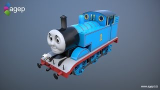 Downloadable Thomas The Tank Engine 3D - Thomas Friends Fanart