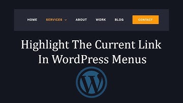 How To Add “active” Class To Wp Nav Menu Current Menu Item ( Simple ) 💥 Highlight Active Menu