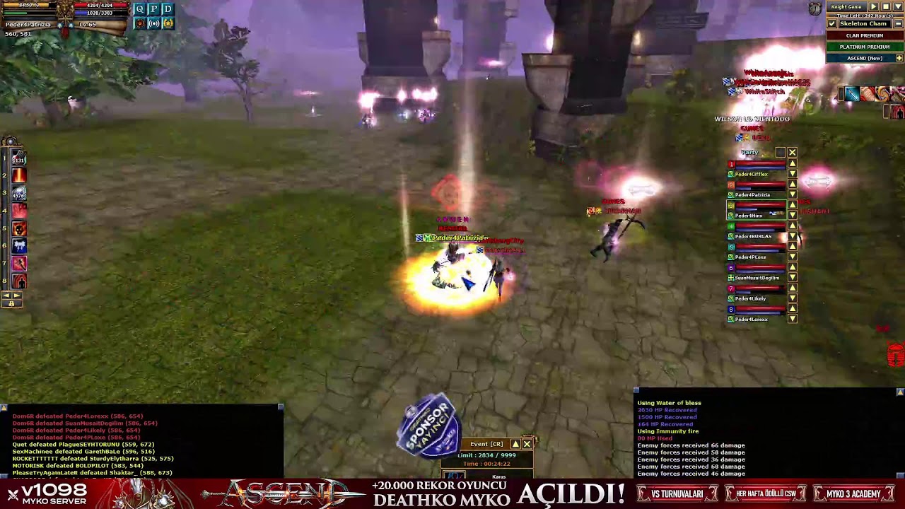 #DeathKO Myko ASCEND!  - Pederz Clan PK Yayını
