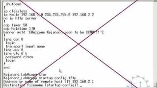 YouTube- Backup and Restore of a Cisco 2600 Router Configuration Pt 1.mp4
