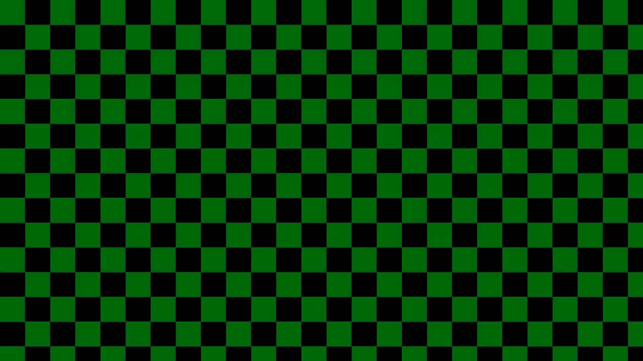 dark green and black checkered 1920x1080 loopable motion graphic - YouTube