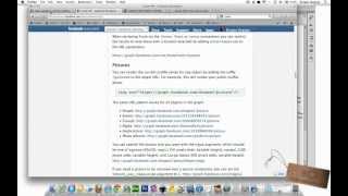 (4/15) How to access the values inside the Facebook Graph API results