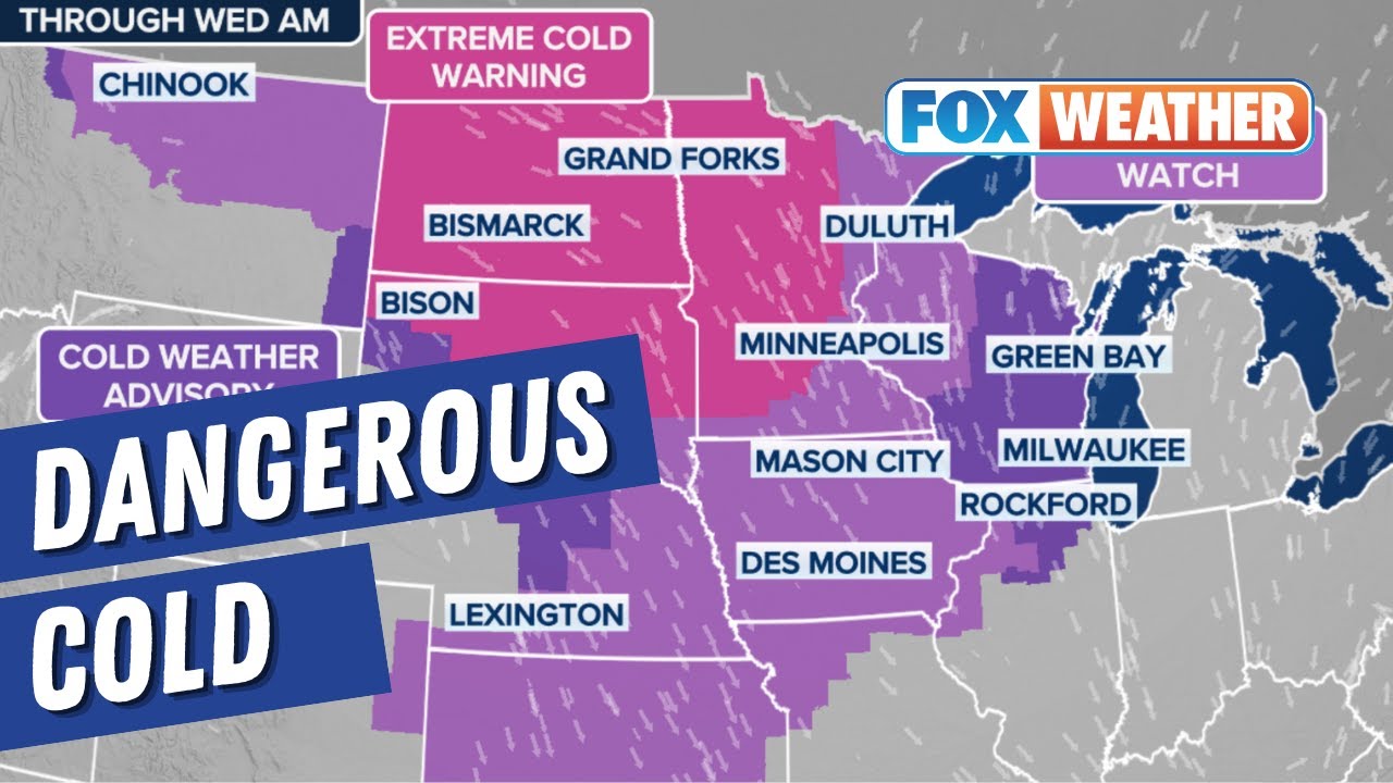 Arctic Blast To Bring Record Cold Temperatures Across The US - YouTube