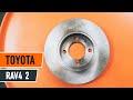 How to change front brake discs and front brake pads on TOYOTA RAV4 TUTORIAL | AUTODOC