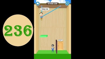 Rescue Cut Level 236 [2021] [HD] rescue cut rope puzzle
