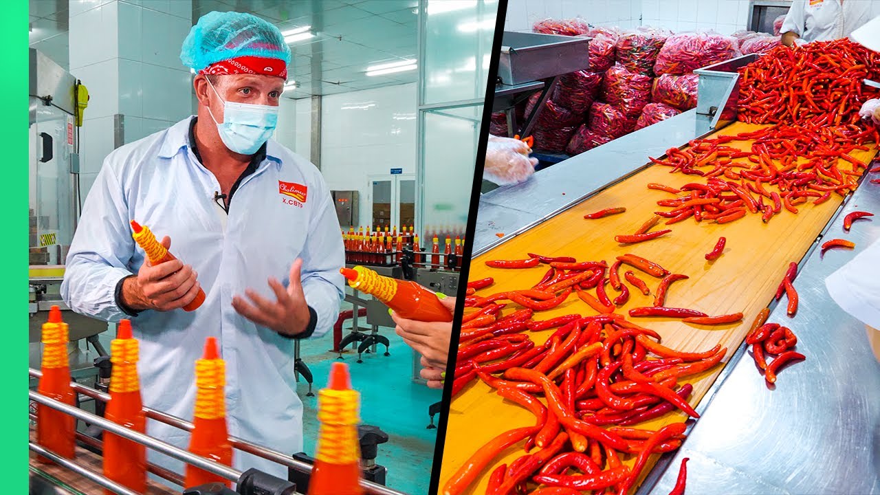 How CHILI SAUCE is Made!!!  One Million Bottles a Week!! | Best Ever Food Review Show