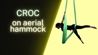 Croc Pose Tutorial on Aerial Hammock