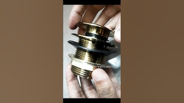 Brass Pop-up Waste Coupling | Plumbing Washbasin Coupling | #shortsfeed #shorts #tech #viralreels