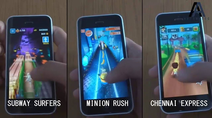 So sánh chơi game giữa iphone 5c năm 2024