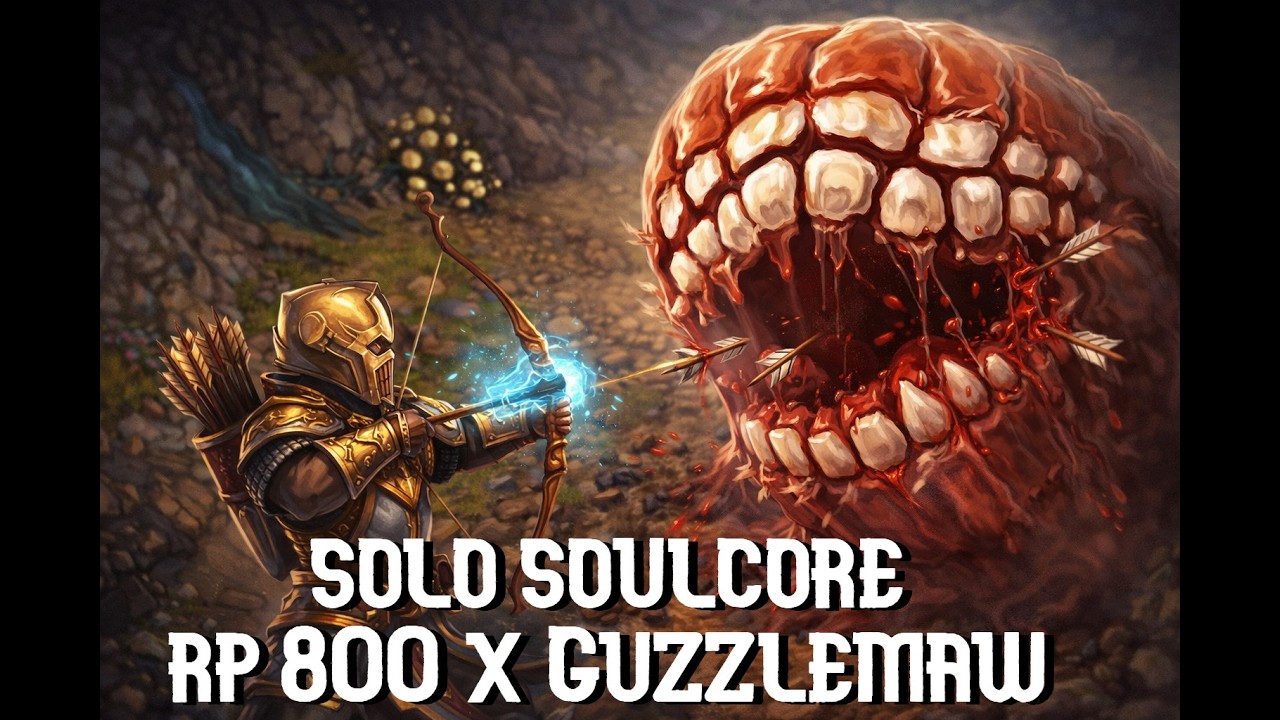 Tibia | Paladin SOLO vs Guzzlemaw SOULCORE – It's Possible?