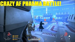 And you all thought Phasma sucked! Really close game - Star Wars Battlefront 2