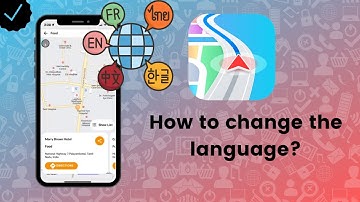 How to change the language on Offline Map Navigation?